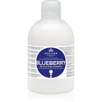 Kallos KJMN Professional Blueberry megújító sampon száraz, sérült, vegyileg kezelt hajra 1000 ml kép