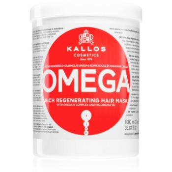 Kallos KJMN Professional Omega tápláló hajmaszk omega 6 komplexszel és makadámia olajjal 1000 ml kép