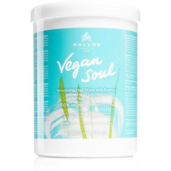 Kallos Vegan Soul Volumizing tápláló maszk a hajtérfogat növelésére 1000 ml kép