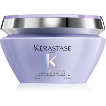 Kérastase Blond Absolu Masque Ultra-Violet mélyápolás szőkített, melírozott, hideg szőke hajra 200 ml