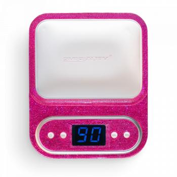 Kéztámaszos MultiLED Lámpa 01 - 48W Pillow UVLED - Strasszköves Pink (Fehér Párna, db) kép