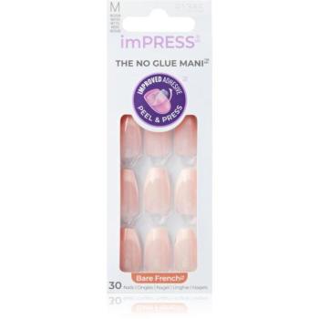 KISS imPRESS The No Glue Mani műköröm öntapadós 30 db kép