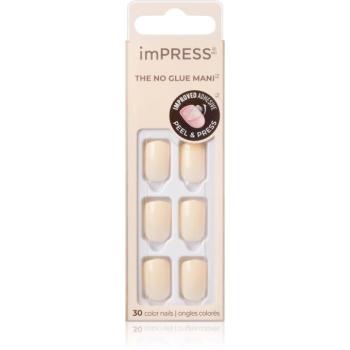 KISS imPRESS The No Glue Mani Short műköröm Point Pink 30 db kép