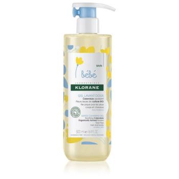 Klorane Bébé Calendula gyengéd tisztító gél gyermekeknek születéstől kezdődően pumpás 500 ml kép