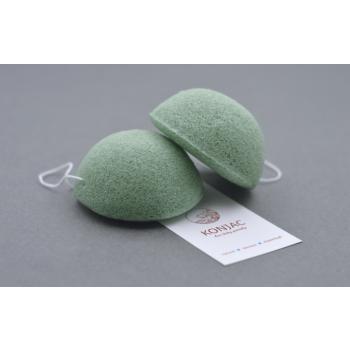Konjac - Sötétzöld arcszivacs kép