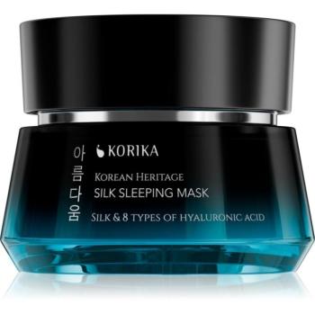 KORIKA Korean Heritage Silk & 8 Types of Hyaluronic Acid Silk Sleeping Mask hidratáló és tápláló arcpakolás éjszakára 50 ml kép