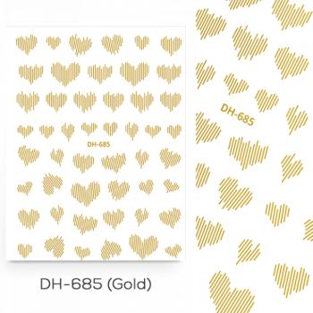 Köröm Matrica DH-685 - Gold () kép