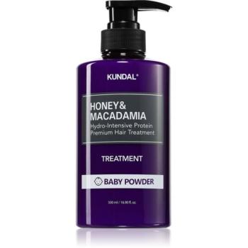 KUNDAL Honey & Macadamia Baby Powder intenzív hidratáló koncentrátum száraz és sérült hajra 500 ml kép