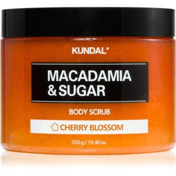 KUNDAL Macadamia & Sugar White Musk cukros peeling bambuszvajjal 550 g kép