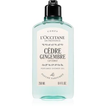L’Occitane Cèdre Gingembre Perfumed Shower Gel tusfürdő gél 250 ml kép