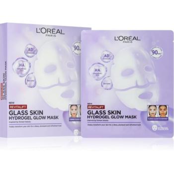 L’Oréal Paris Revitalift Filler Glass Skin hidrogél maszk élénkítő hatással 4 db kép