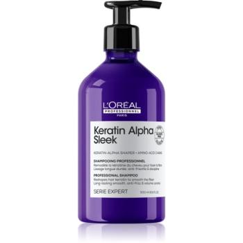 L’Oréal Professionnel Serie Expert Keratin Alpha Sleek sampon a sima megjelenésű frizuráért 500 ml kép