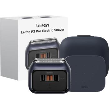 Laifen P3 Pro elektromos borotválkozó készülék ajándékszett Dark Blue 1 db kép