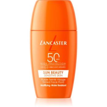 Lancaster Sun Sensitive Tinted Mattifying Fluid mattító emulzió vízálló SPF 50 30 ml kép