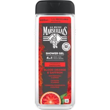 Le Petit Marseillais Blood Orange & Saffron tusfürdő gél 4 in 1 uraknak 400 ml kép