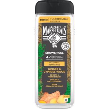 Le Petit Marseillais Ginger & Cypress Wood tusfürdő gél 4 in 1 uraknak 400 ml kép