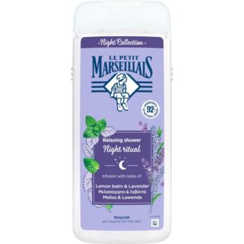 Le Petit Marseillais Night Collection Lemon Balm & Lavender relaxáló tusfürdő gél 650 ml kép