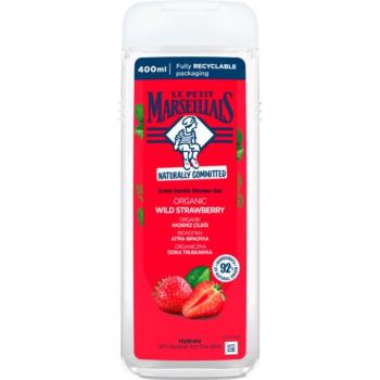 Le Petit Marseillais Organic Wild Strawberry gyengéd tusfürdő gél 400 ml kép