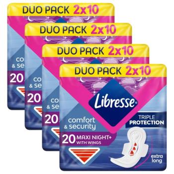 Libresse Maxi Night+ Comfort & Security éjszakai egészségügyi... kép