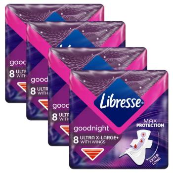 Libresse ultra extra szárnyas éjszakai egészségügyi Betét 4x8db kép
