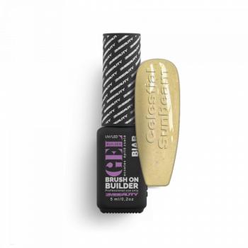 Liquid Polygel BIAB - Celestial 01 - Sunbeam - HEMA Mentes Ecsetes Építőzselé (5ml - mini me) kép