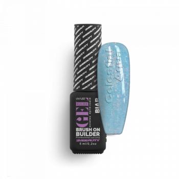 Liquid Polygel BIAB - Celestial 05 - Aqua - HEMA Mentes Ecsetes Építőzselé (5ml - mini me) kép