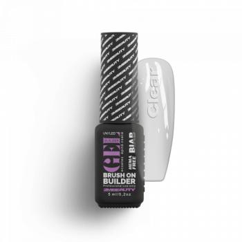 Liquid Polygel BIAB - Clear - HEMA Mentes Ecsetes Építőzselé (5ml - mini me) kép