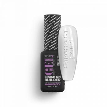 Liquid Polygel BIAB - Silkette - 01 Pearl - HEMA Mentes Ecsetes Építőzselé (13 ml) kép