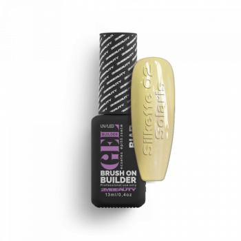 Liquid Polygel BIAB - Silkette - 02 Solaris - HEMA Mentes Ecsetes Építőzselé (13 ml) kép
