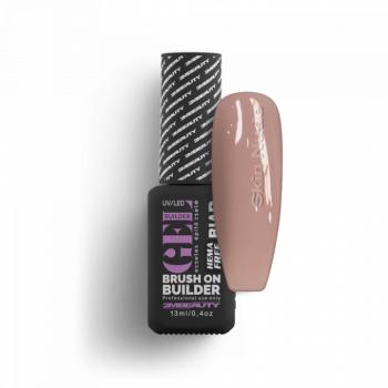 Liquid Polygel BIAB - Skin Nude - HEMA Mentes Ecsetes Építőzselé (13 ml) kép
