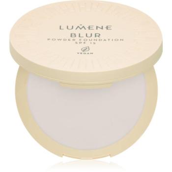 Lumene Blur 2 az 1-ben kompakt púder és alapozó SPF 15 árnyalat No. 0 10 g kép