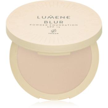 Lumene Blur 2 az 1-ben kompakt púder és alapozó SPF 15 árnyalat No. 1 10 g kép