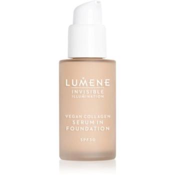 Lumene Invisible Illumination Vegan Collagen Serum in Foundation könnyű alapozó tápláló hatással SPF 30 1.5 30 ml kép