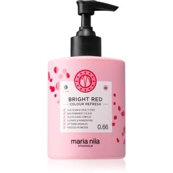 Maria Nila Colour Refresh Bright Red gyengéd tápláló maszk tartós színes pigmentekkel 4 – 10 alkalommal mosásálló 0.66 300 ml kép
