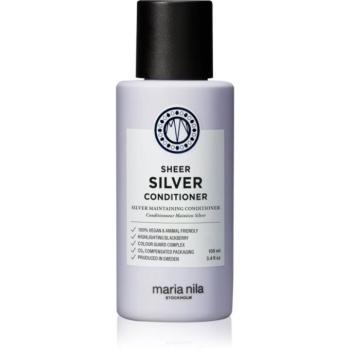 Maria Nila Sheer Silver Conditioner hidratáló kondicionáló sárga tónusok neutralizálására szulfátmentes 100 ml kép