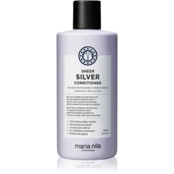 Maria Nila Sheer Silver Conditioner hidratáló kondicionáló sárga tónusok neutralizálására szulfátmentes 300 ml kép