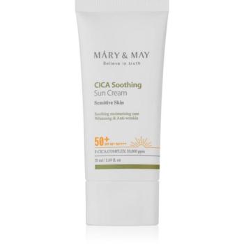 Mary&May Cica Soothing nyugtató és védő krém SPF 50+ 50 ml kép