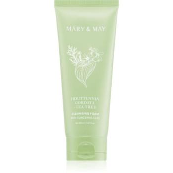Mary&May Houttuynia Cordata + Tea Tree Cleansing Foam mélyisztító hab az arcbőr megnyugtatására 150 ml kép