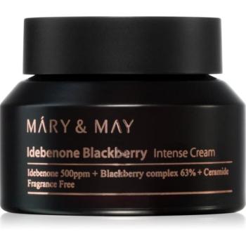 Mary&May Idebenone + Blackberry Complex Intensive Total Care Cream világosító hidratáló krém ránctalanító hatással 70 g kép