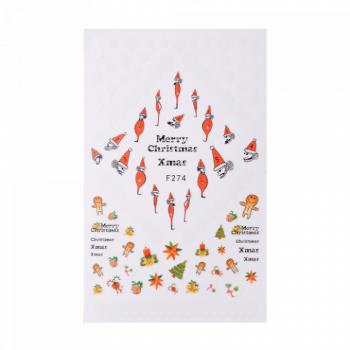 Matrica Christmas F274 (db) kép