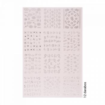Matrica Szett - Ezüst - BN13-24 () kép