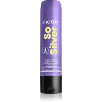 Matrix So Silver hidratáló kondicionáló sárga tónusok neutralizálására 300 ml kép