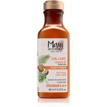 Maui Moisture Curl Quench + Coconut Oil kókuszolajat tartalmazó kondicionáló a hullámos és göndör hajra 385 ml kép