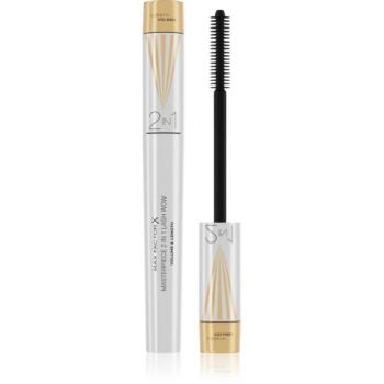 Max Factor Masterpiece Lash Wow hosszabbító, göndörítő és dúsító szempillaspirál 2in1 kefével árnyalat Black 7 ml kép