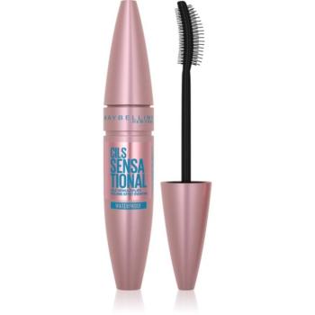 MAYBELLINE NEW YORK Lash Sensational vízálló göndörítő és nagyobbító szempillaspirál árnyalat Black 9.4 ml kép