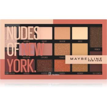 MAYBELLINE NEW YORK Nudes Of New York szemhéjfesték paletta 18 g kép
