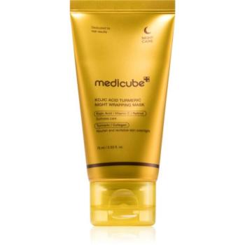 medicube Kojic Acid Turmeric Night Wrapping Mask élénkítő arcmaszk a sápadt, egyenletlen arcbőrre éjszakára 75 ml kép