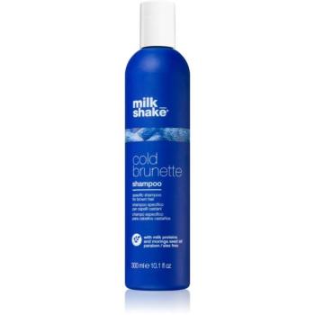 milk_shake® Cold Brunette Shampoo sampon a sárga tónusok neutralizálására a barna árnyalatú hajra 300 ml kép