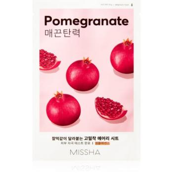 Missha Airy Fit Pomegranate arcmaszk bőrpuhító és frissítő hatással 19 g kép