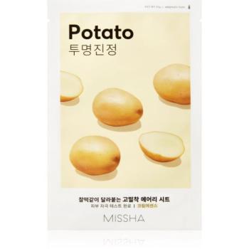 Missha Airy Fit Potato kisimító gézmaszk az élénk bőrért 19 g kép